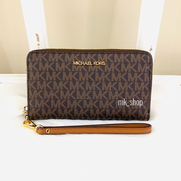 Michael Kors Jet Set Travel Large Flat Phone Case - Picture 2 of 10